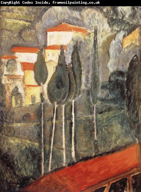 Amedeo Modigliani Landscape in the midi